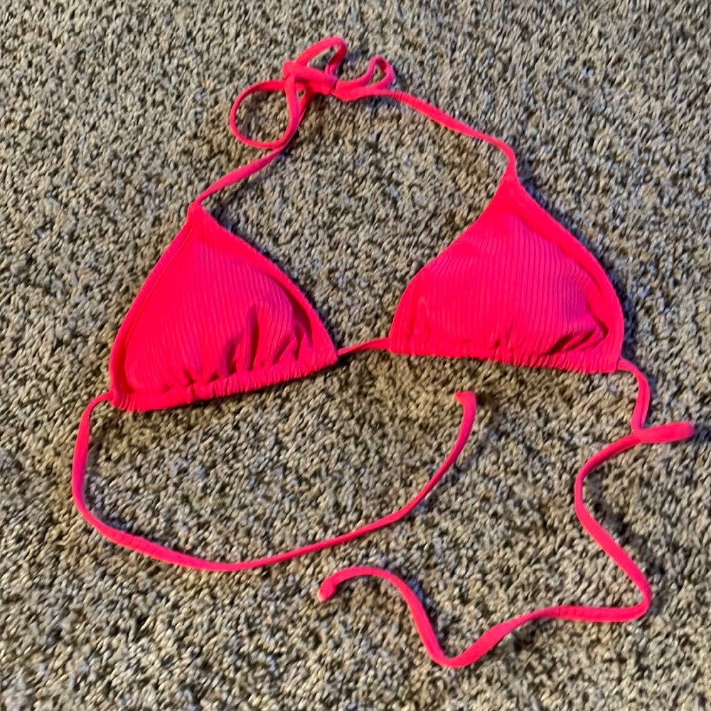 Hot pink swim top from target